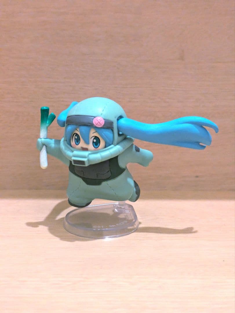 GUNDAM x MIKU Figure Collection Zaku Plush Hatsune Miku Negi