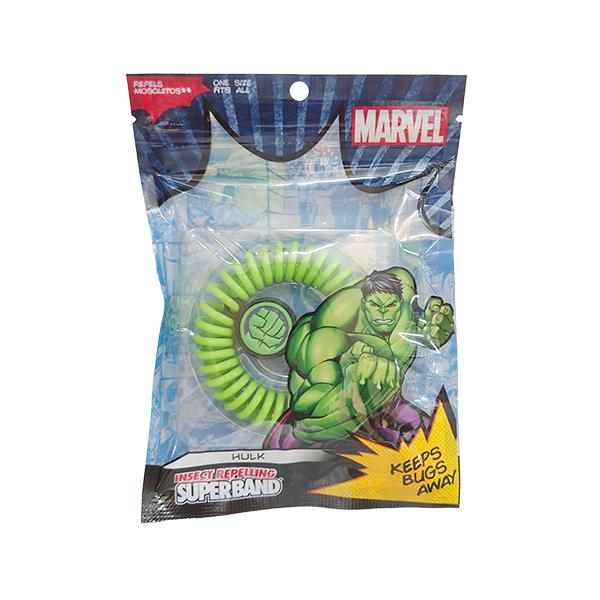 マーベル 虫よけスーパーバンド ( ハルク ) 20043c アベンジャーズ MARVEL ブレスレット バンド 虫よけバンド 手首 足首 グリーン グッズ 輸入
