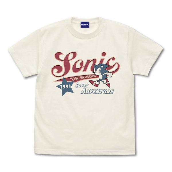 ソニック・ザ・ヘッジホッグ ソニック アメリカン Tシャツ/VANILLA WHITE-S（再販）[コスパ]《１２月予約》