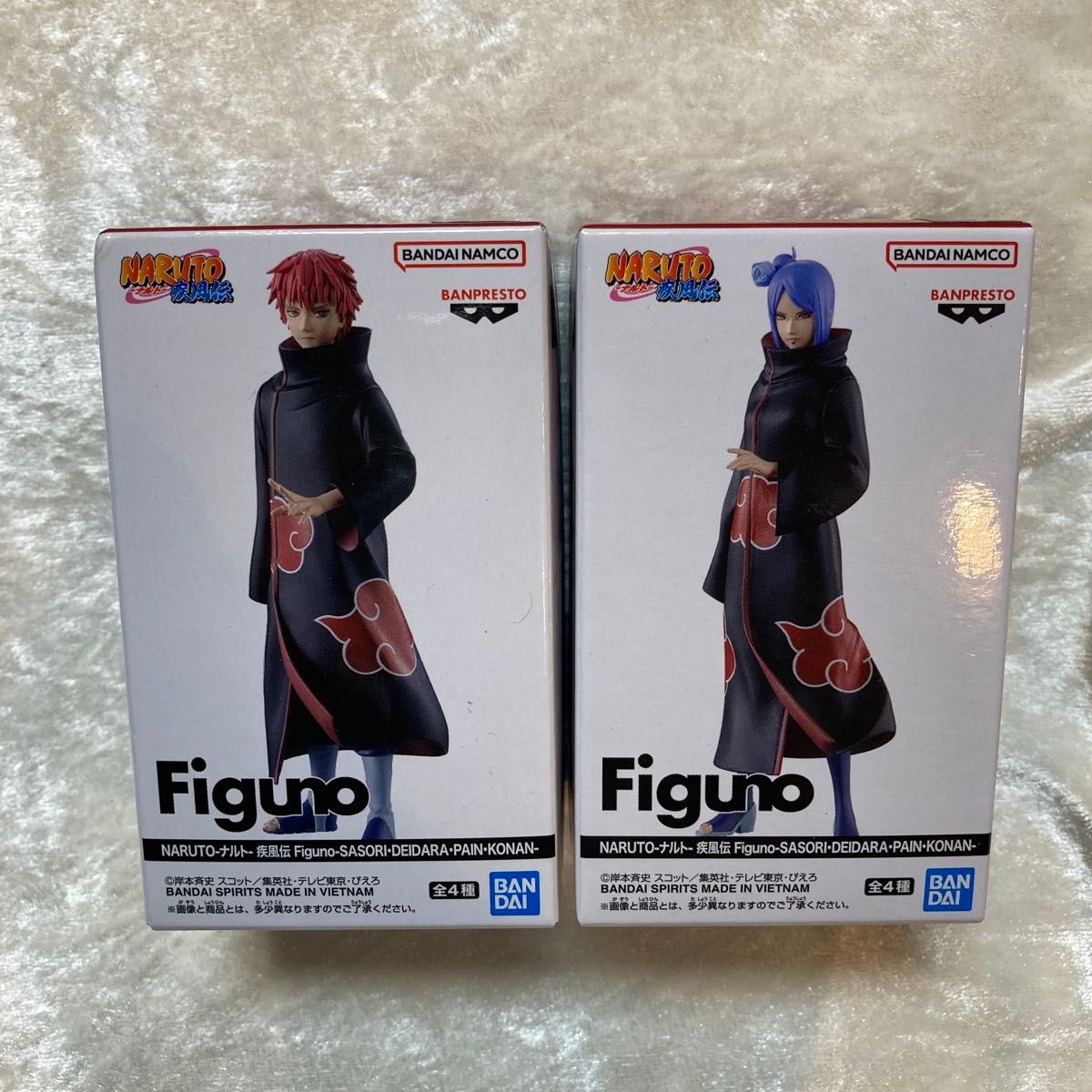 NARUTO-ナルト- 疾風伝 Figuno サソリ 小南 フィギュア 2種セット