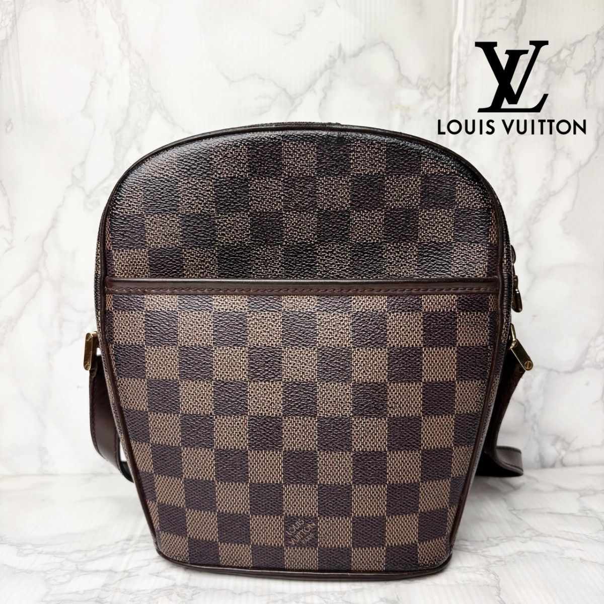 092 极美品 LOUIS VUITTON 路易威登 达米埃 单肩包 伊帕内玛PM N51294