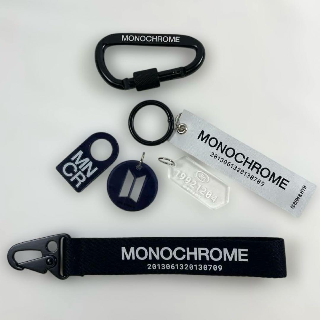 BTS MONOCHROME弹出DIY钥匙环
