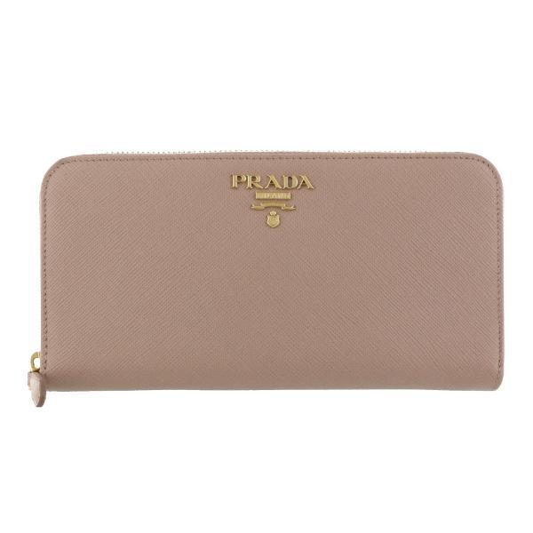 普拉达长钱包女士SAFFIANO METAL ORO SAFFIANO METAL ORO safiano金属奥罗米色PRADA 1ML506 QWA F0236 CIPRIA