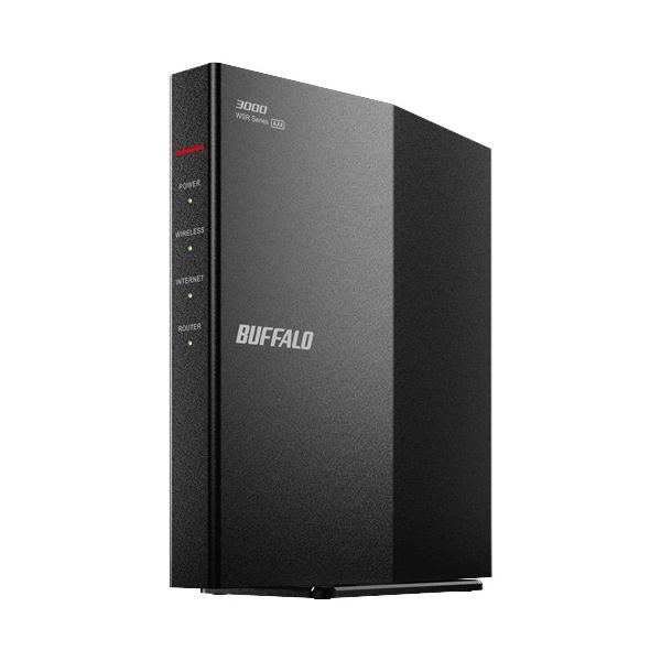 BUFFALO WSR3000AX4L 无线局域网路由器 支持Wi‑Fi 6 支持波束成形与MU‑MIMO 黑色