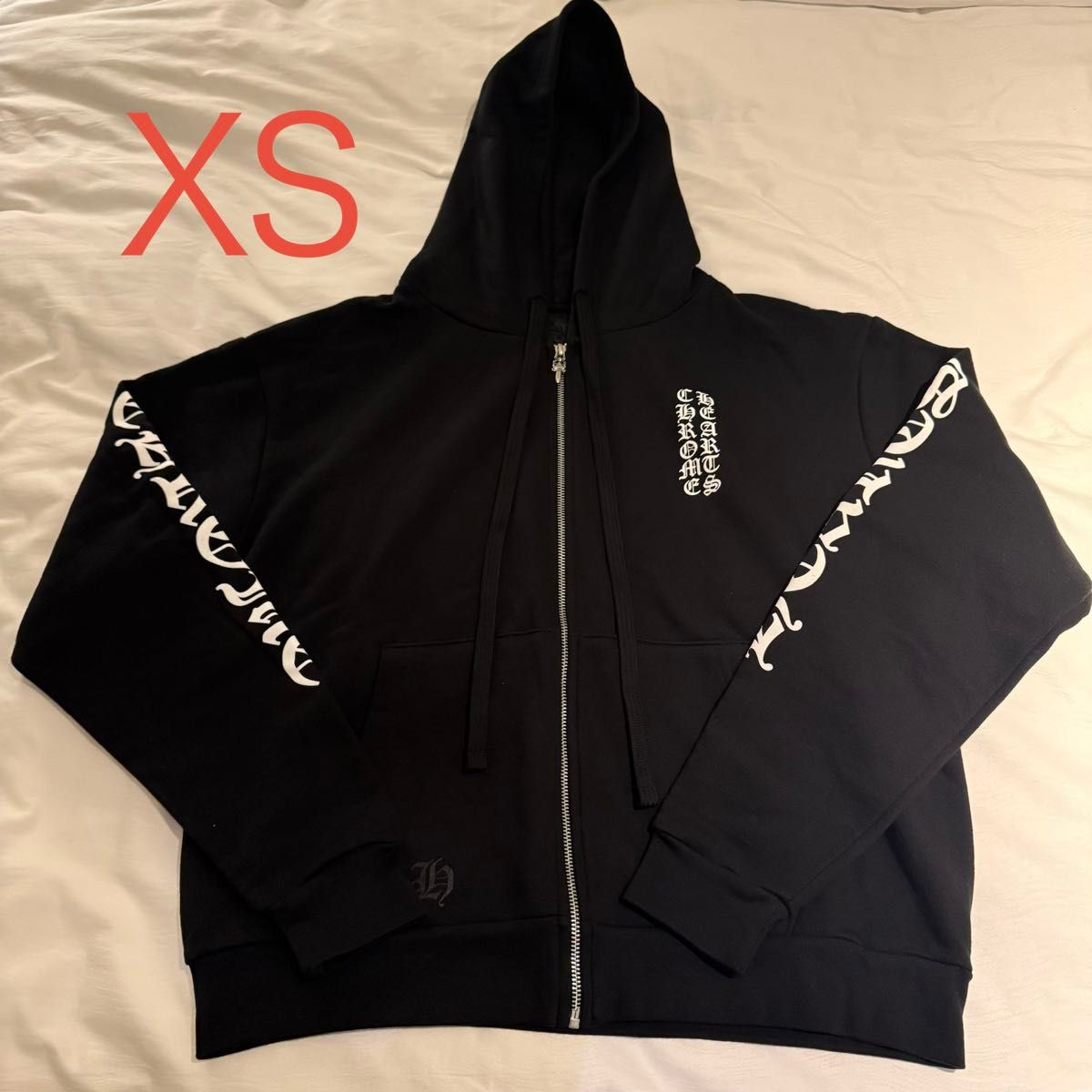 CHROME HEARTS 克罗心拉链连帽衫 XS 正品