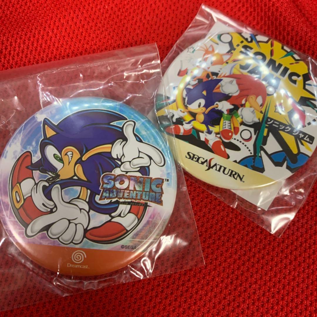 SEGA Sonic Adventure Sonic Jam Can Badge Sonic Sega