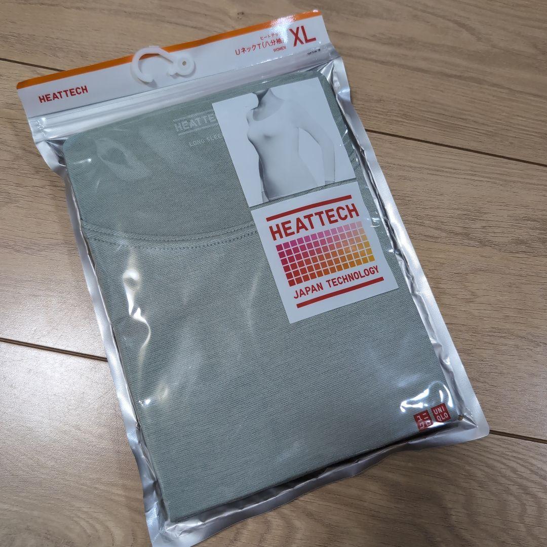 UNIQLO 优衣库 HEATTECH XL U领 七分袖