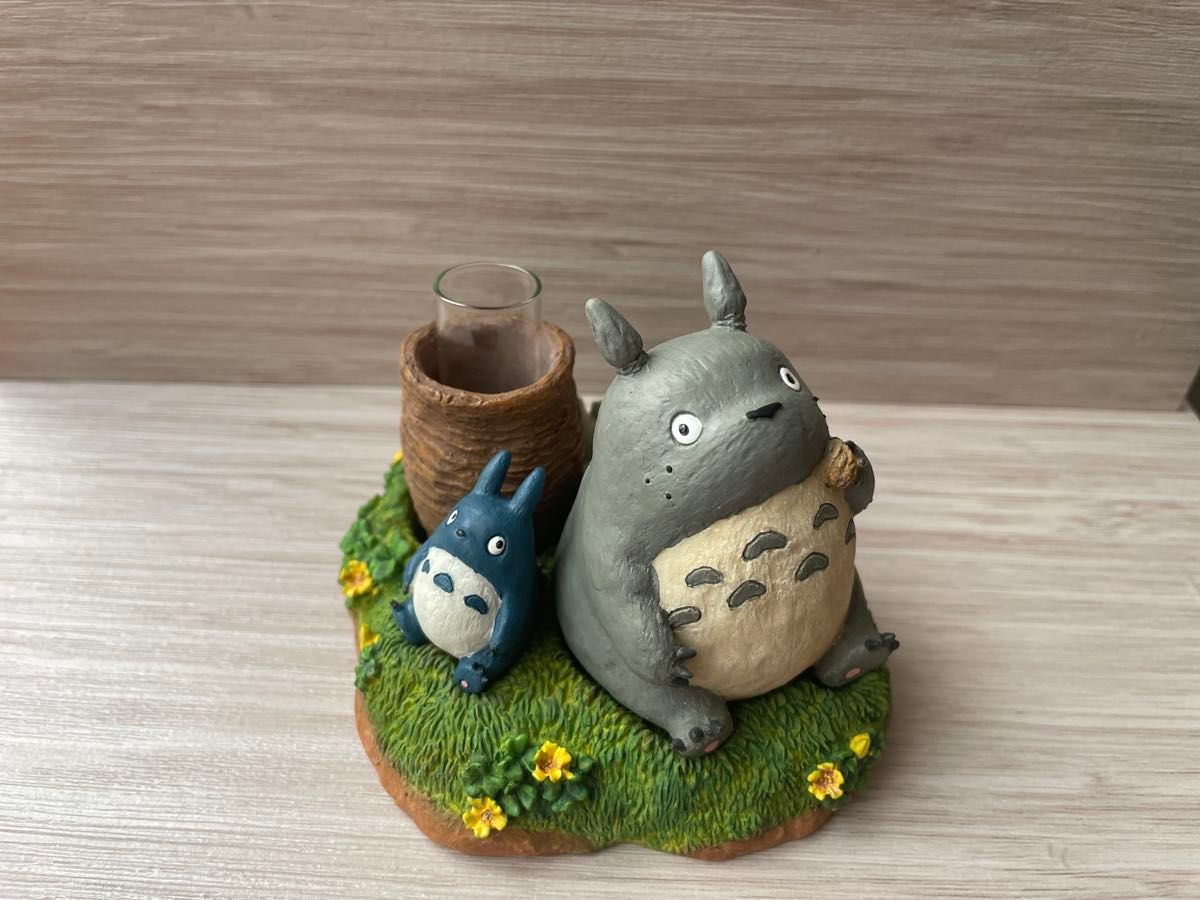 My Neighbor Totoro Diorama Figurine Vase Flower Holder Studio Ghibli