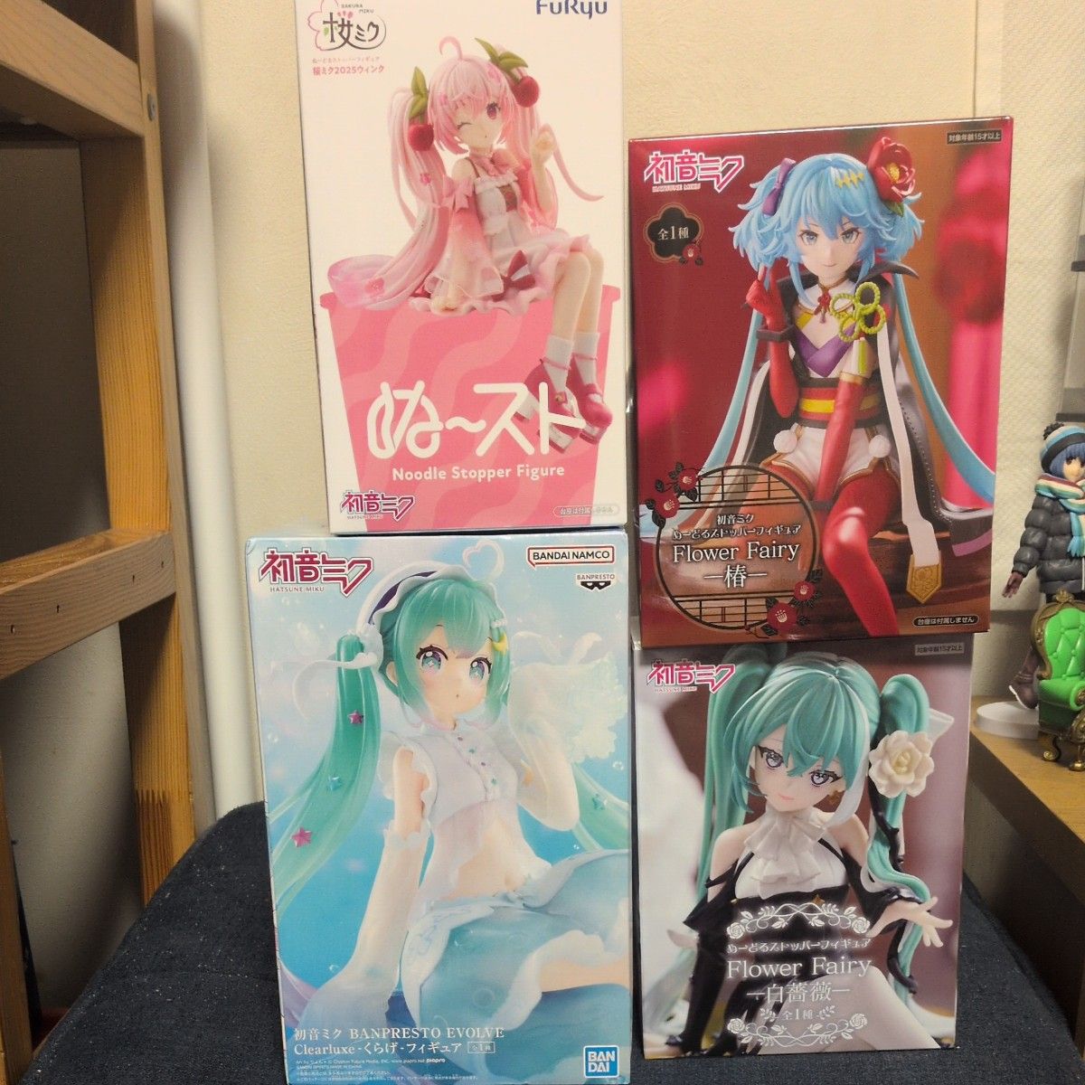 初音未来樱未来的花样滑冰4点组合Flower Fairy BANPRESTO