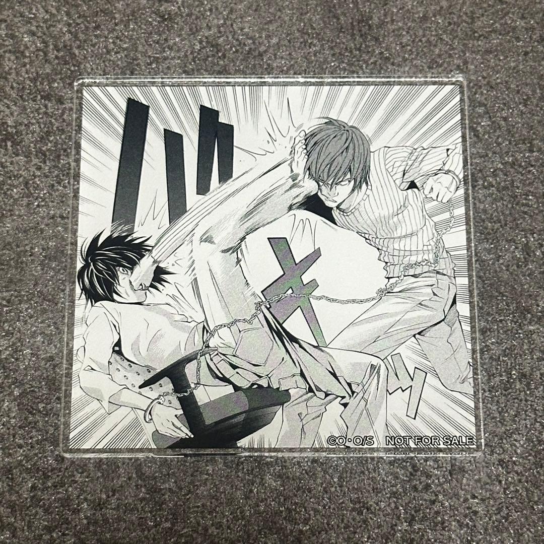 【Rare, Not for Sale】DEATH NOTE Acrylic Coaster – Light Yagami L