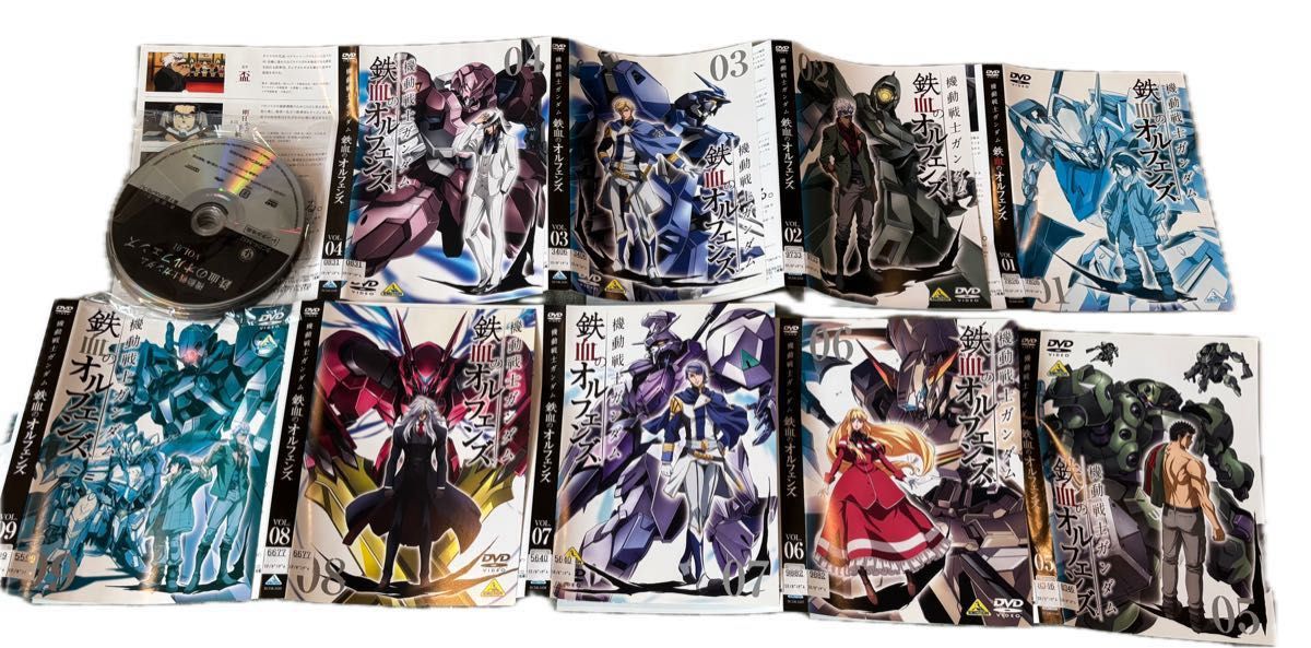 機動戦士ガンダム 鉄血のオルフェンズ DVD Vol.1〜9 全巻セット レンタル使用済み
