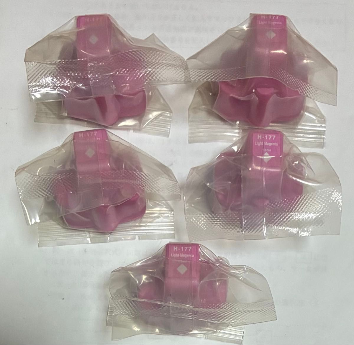 HP惠普H-177 Light Magenta光品红色13ml兼容墨盒5个