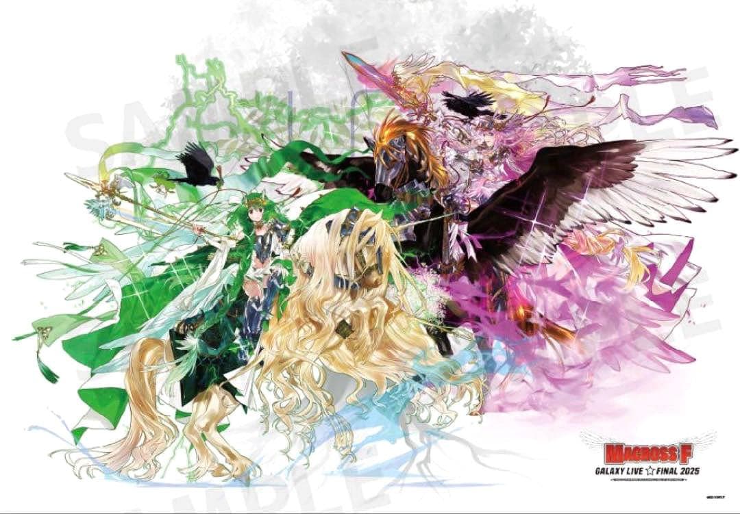 超时空要塞F GALAXY LIVE FINAL 透明海报