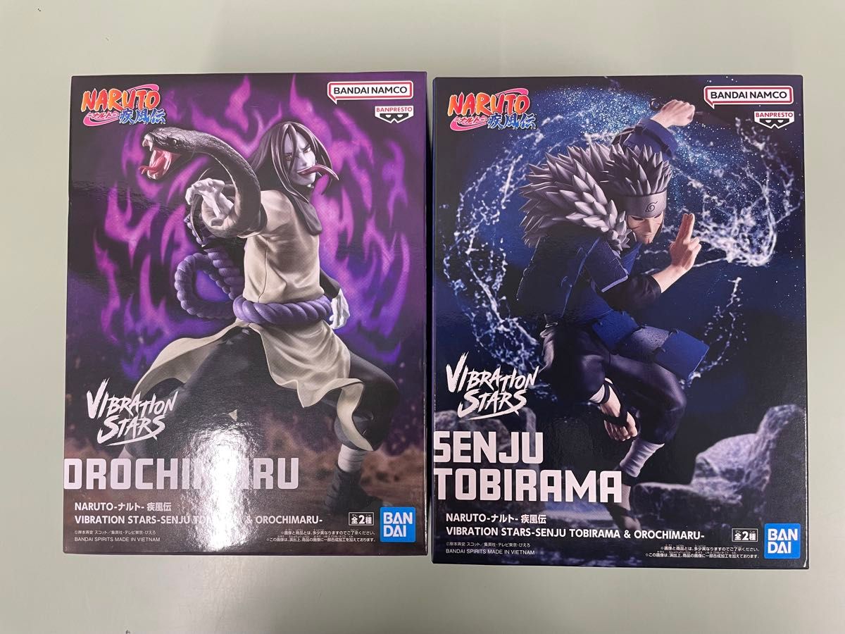 NARUTO疾風伝 VIBRATION STARS 大蛇丸 & 千手扉間 セット フィギュア OROCHIMARU SENJU