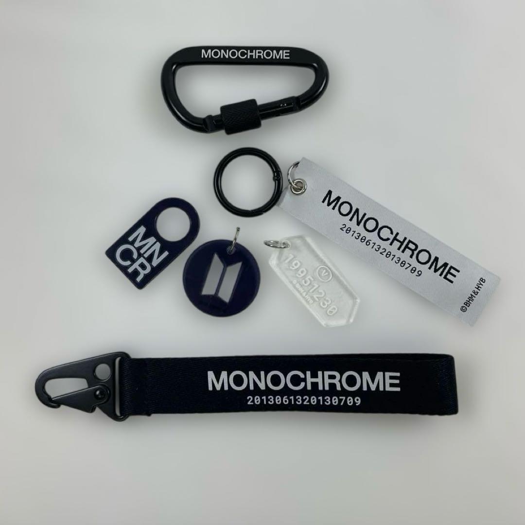 BTS MONOCHROME弹出DIY钥匙环