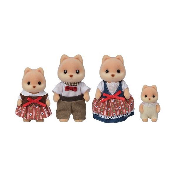 Sylvanian Families FS-35 Caramel Dog Family Toy for Kids, Children, Girls, Doll Play, Age 3+