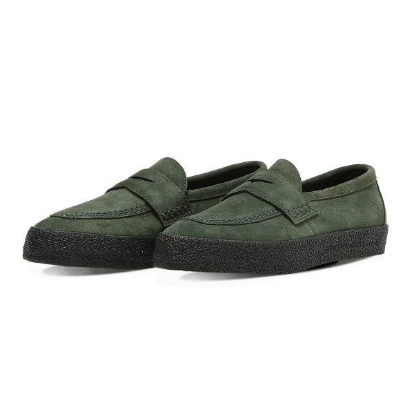 コンバース CONVERSE メンズ レディース ローファー スニーカー シューズ CS ローファー II SK ダークグリーン/ブラック 黒 CS LOAFER II SK