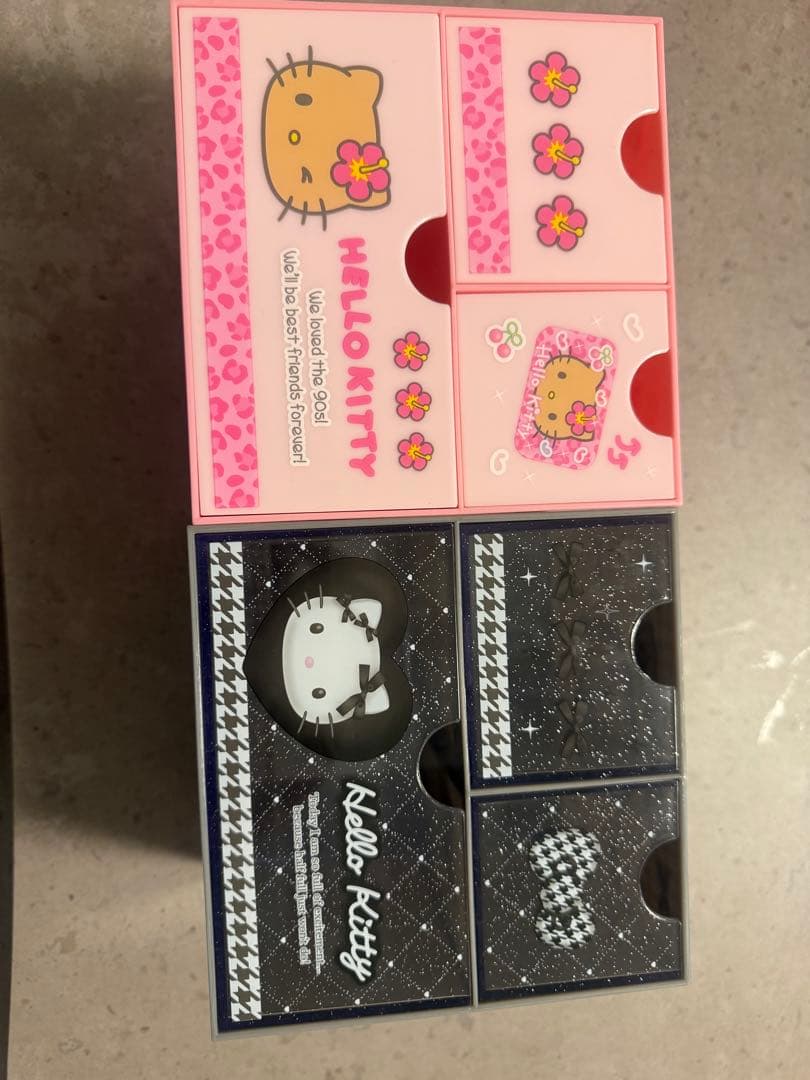 Hello Kitty Small Grants 2 Pieces Kitty, Kromi Mini Trunk Case 2 Pieces Set