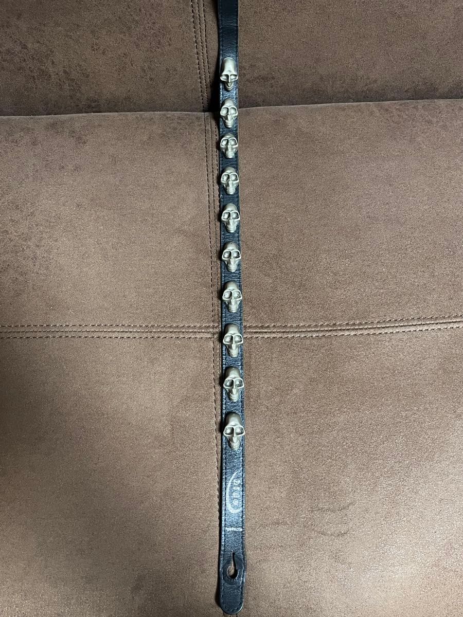 FERNANDES hide skull吊带骷髅黑色