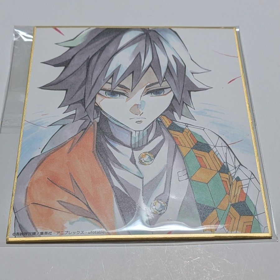 《鬼灭之刃》作画团队 全集中展 复制版 迷你色纸 伍 富冈义勇 田中彩