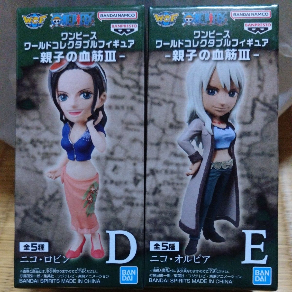 One Piece World Collectable Figure Parent and Child Bloodline III Nico Robin Nico Orbia 2-Piece Set