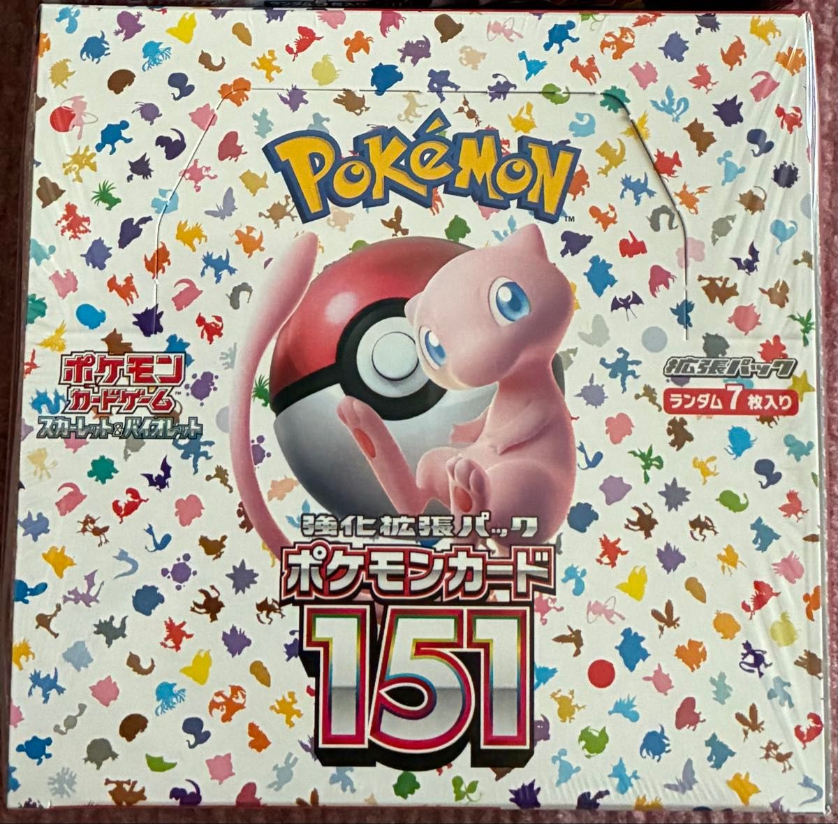 神奇宝贝卡游戏斯嘉丽 & 紫罗兰强化扩展包神奇宝贝卡151 ~ 1BOX ~ 带新品收缩