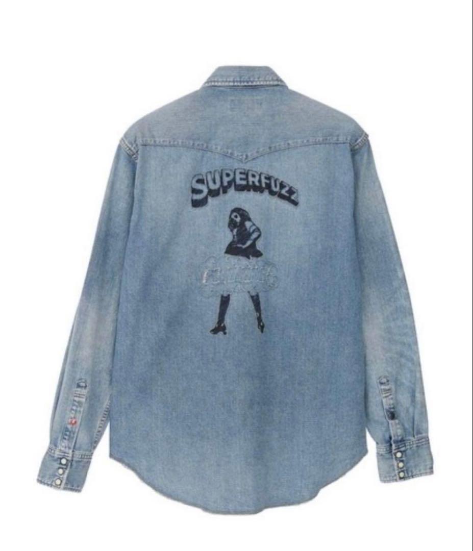 Hysteric Glamour SUPER FUZZ 刺绣西部牛仔衬衫 S