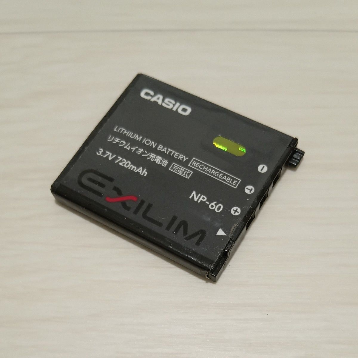 CASIO 卡西欧 EXILIM 锂离子电池 NP-60 3.7V 720mAh ②