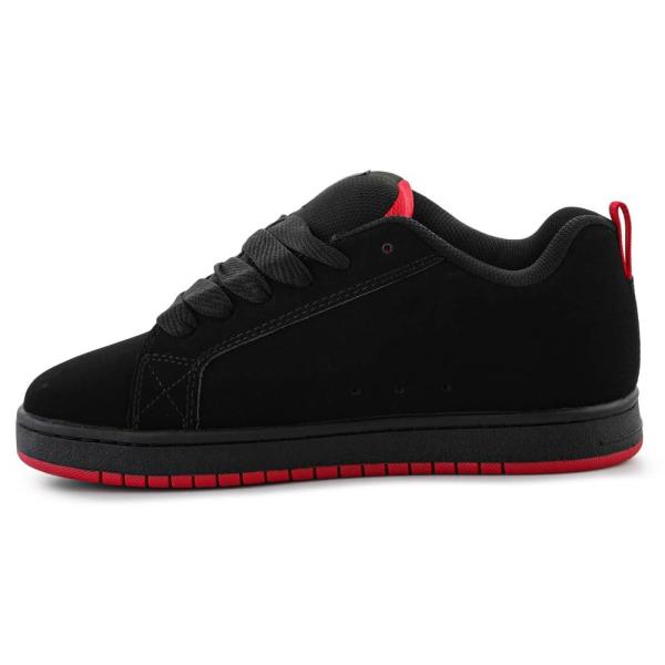 【並行輸入品】DC Men's Court Graffik SQ Low Top Casual Skate Shoe, Black/Grey/