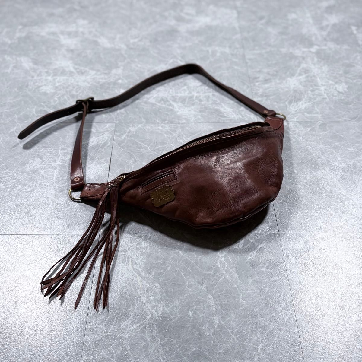 【schott】RANCHER Leather fringe sling bag