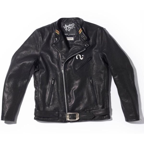 KADOYA カドヤ MASKED-R BLACK JKT サイズ：3L レザージャケット ジャケット アパレル