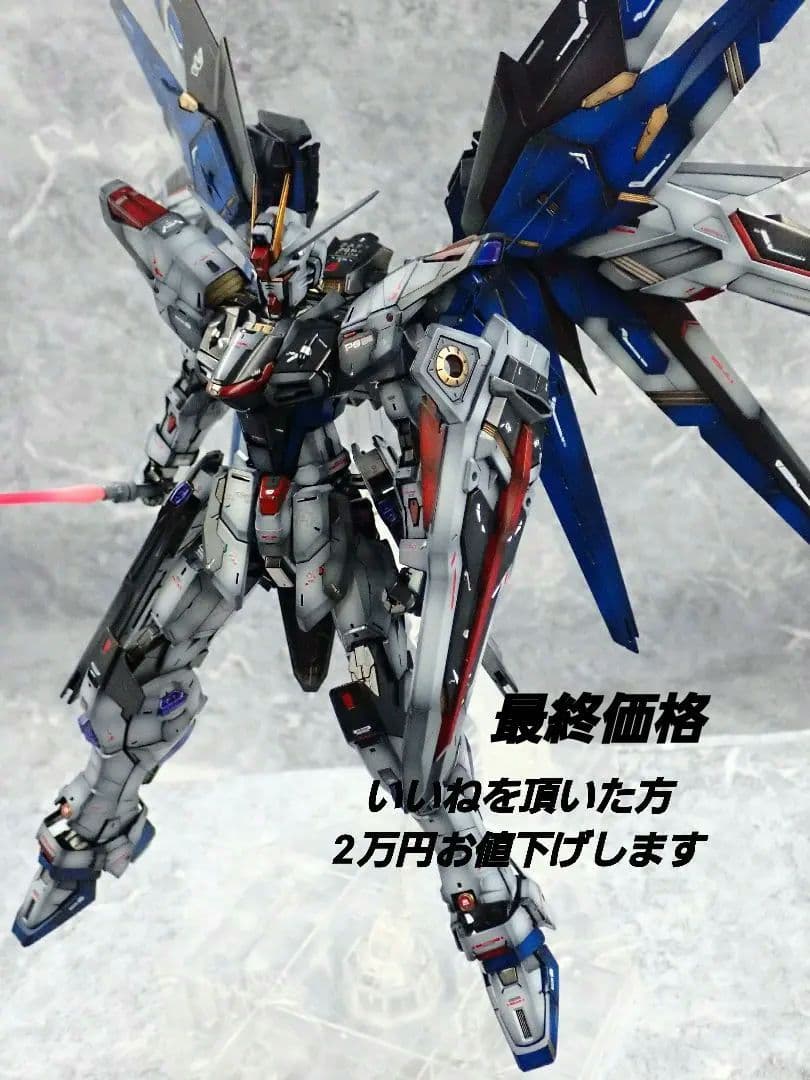 MG Freedom Gundam Ver.2.0 Fully Painted Gunpla Pre-Painted Completed Model