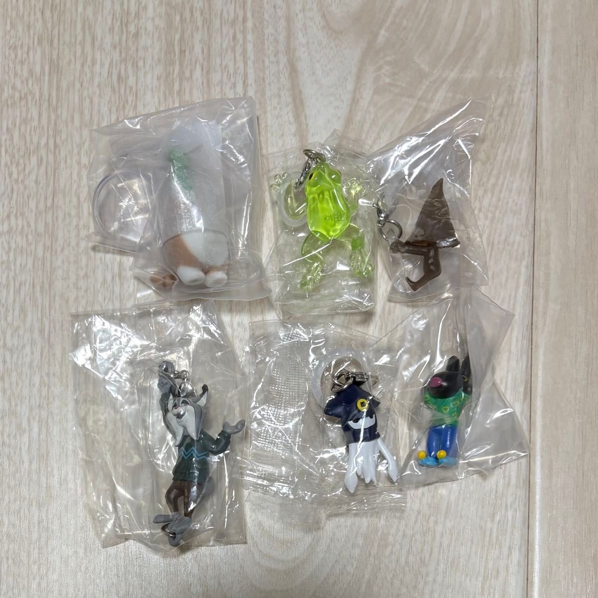 めじるしアクセサリー 6种套装 钥匙扣 手办