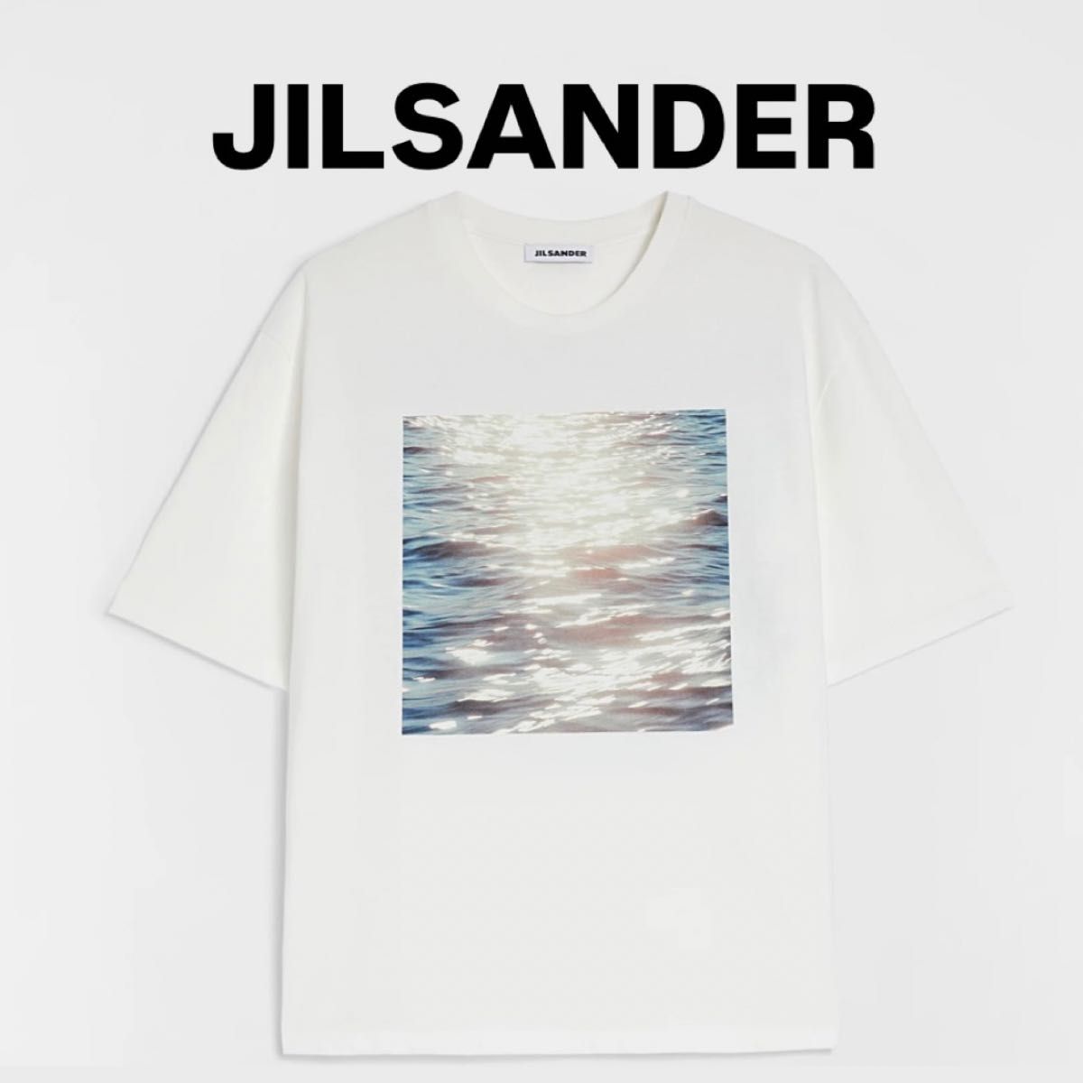 JIL SANDER 吉尔·桑德 印花T恤 短袖 白色