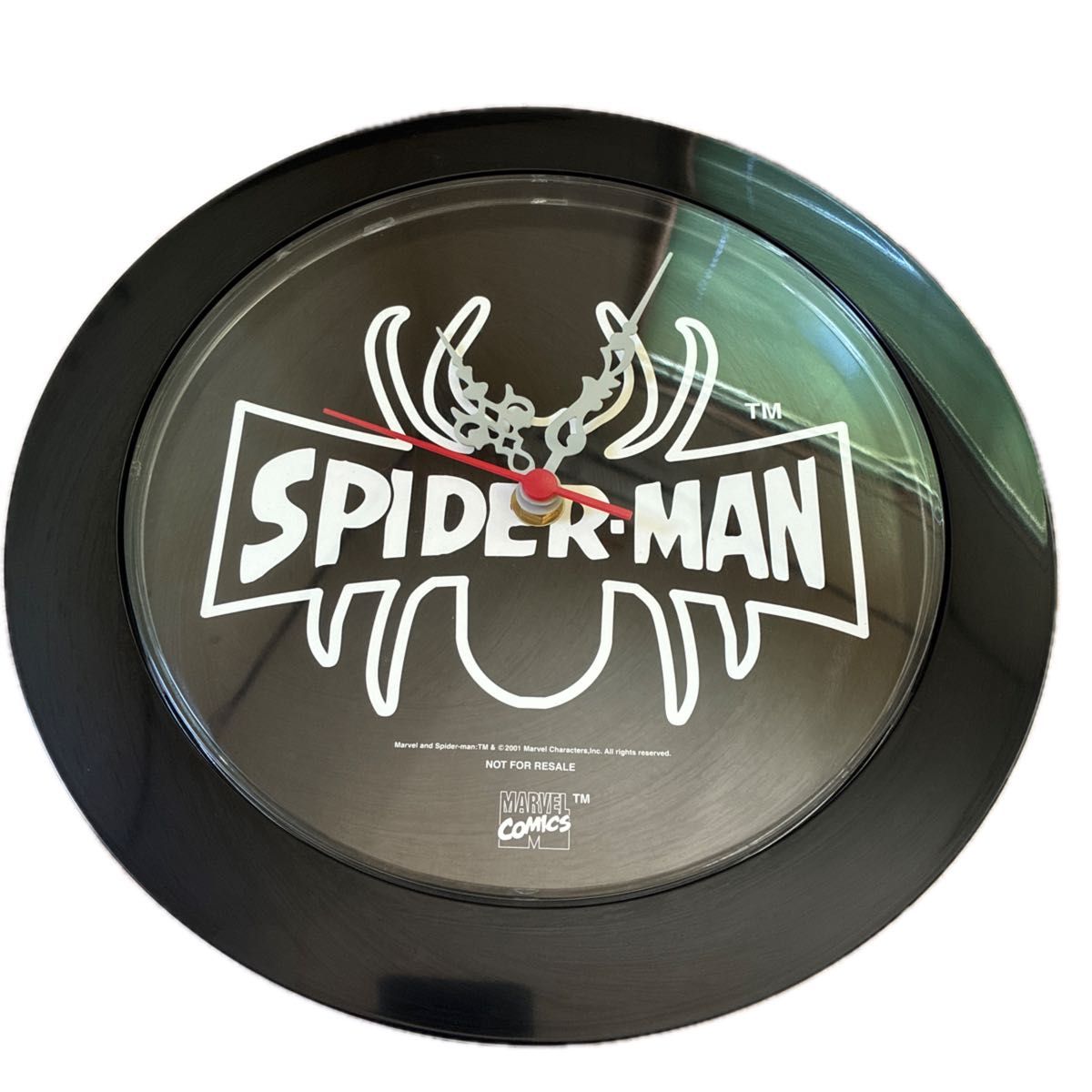 【非売品どこにもありません！】スパイダーマン 壁掛け時計 振り子時計 MARVEL マーベル