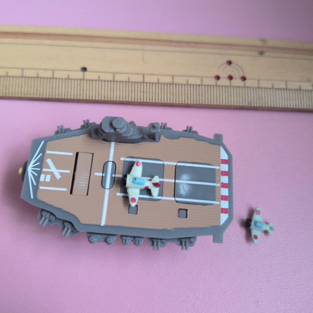 Aircraft Carrier Miniature Figure with Aircraft