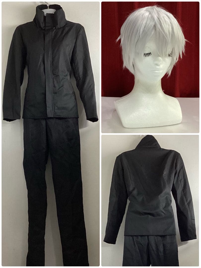 【《咒术回战》五条悟 五条老师 含假发 L码 cosplay服装 F-1064 ★