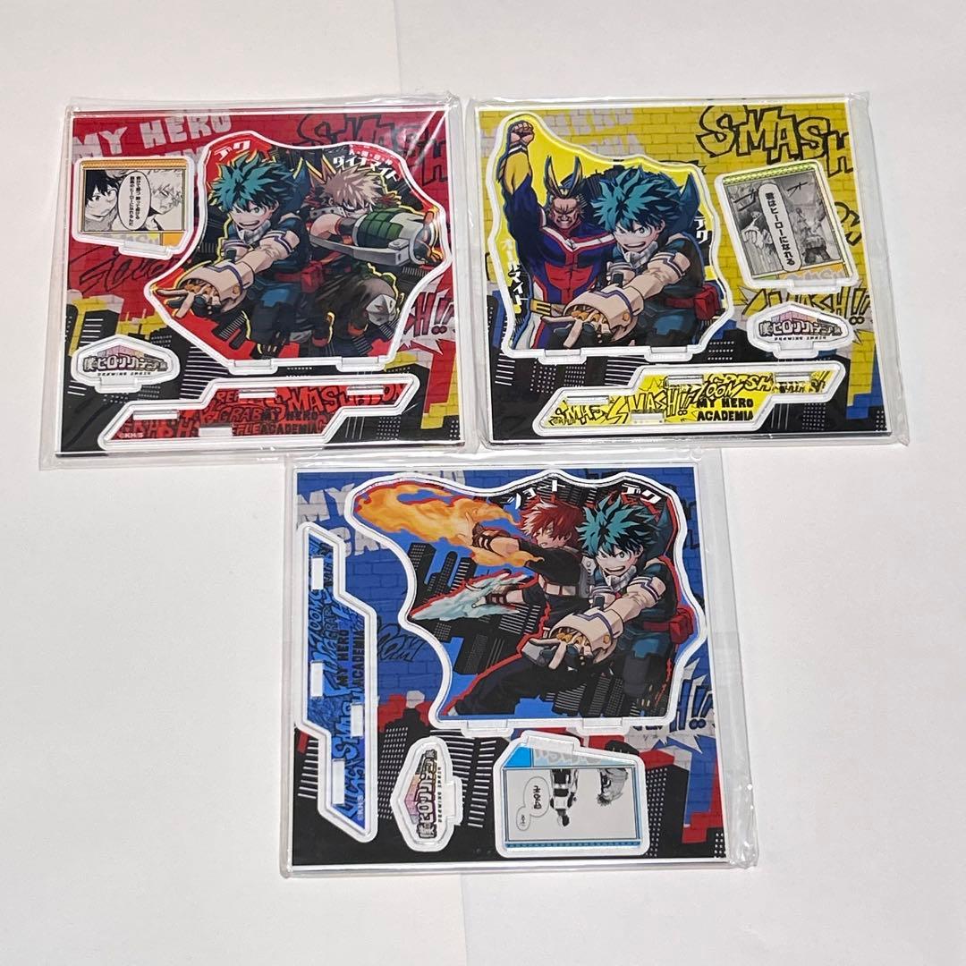 My Hero Academia Acrylic Stand 3-Piece Set Famous Scene Diorama Figure