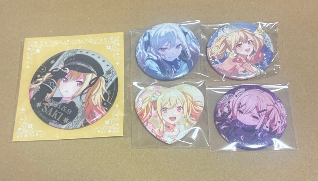 Project Sekai Tendo Saki Terater 22a Glitter Can Badge Happy This