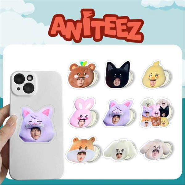 第2件半价 ATEEZ周边 aniteez 手机支架 亚克力 82 手机支架 周边 角色 粘贴式 支架 手机支架 可伸缩 装饰品