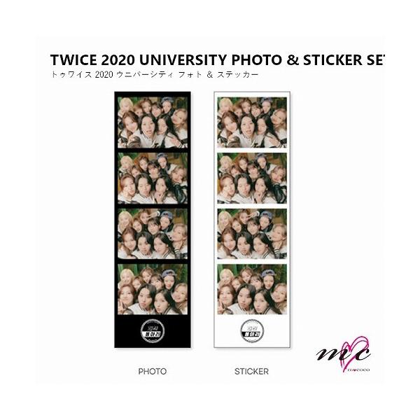 TWICE 公式グッズ PHOTO & STICKER SET / 2020 UNIVERSITY WORLD TOUR TWICELIGHTS IN SOEUL FINAL トゥワイス ライブグッズ ツアーグッズ |K-POP 韓国