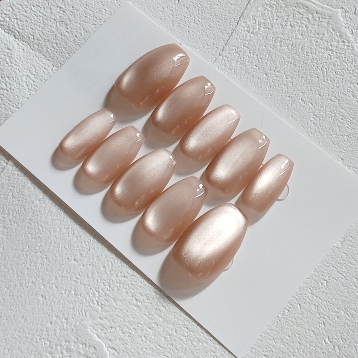 【Many repeat customers】Silky Magnet🕊 Nail tips, magnetic nails, office-appropriate nails, solid color, sophisticated and simple designs, elegant nail art—perfect for spring, summer, autumn, winter, weddings, bridal events, coming-of-age ceremonies, graduation ceremonies, and entrance ceremonies