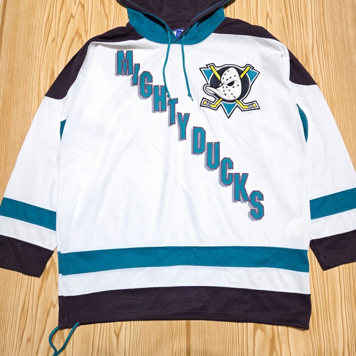 NHL明星阿纳海姆我的达克斯制服帕克M曲棍球衬衫