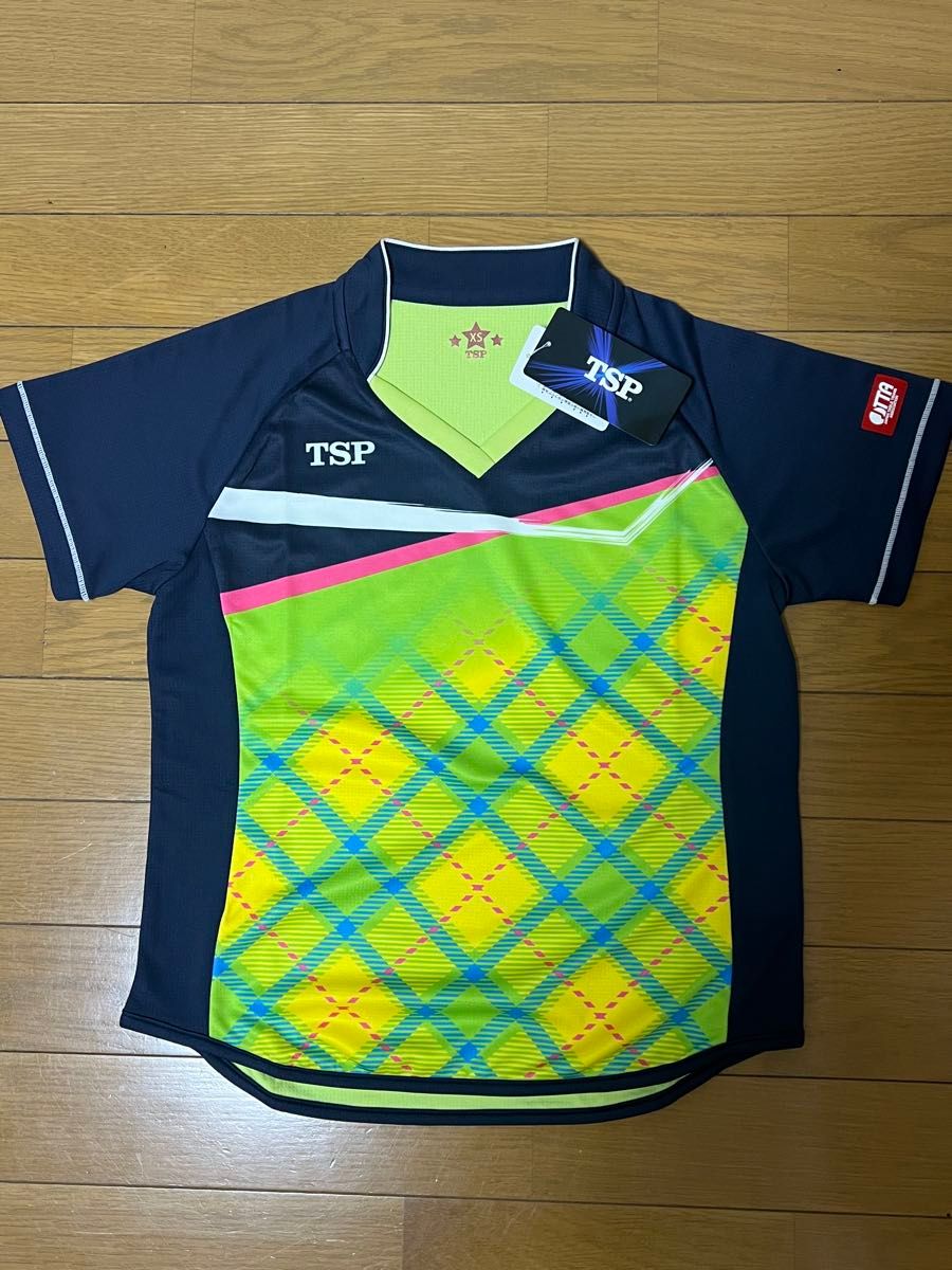 TSP 女款萨纳尔衬衫 乒乓球制服 青柠色 XS码