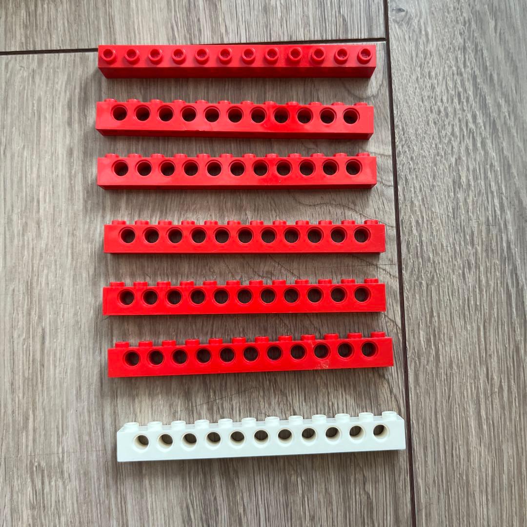 乐高 技术系列 1×12 带11个孔 单独整批出售