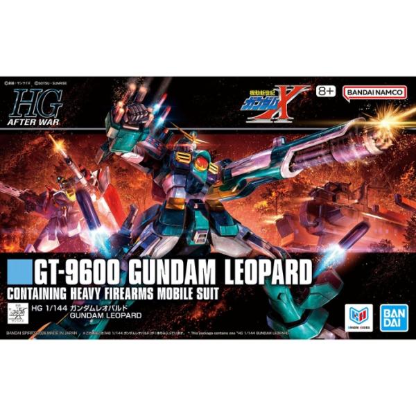 高达HG 1/144高达leopard再售万代机动新世纪高达X