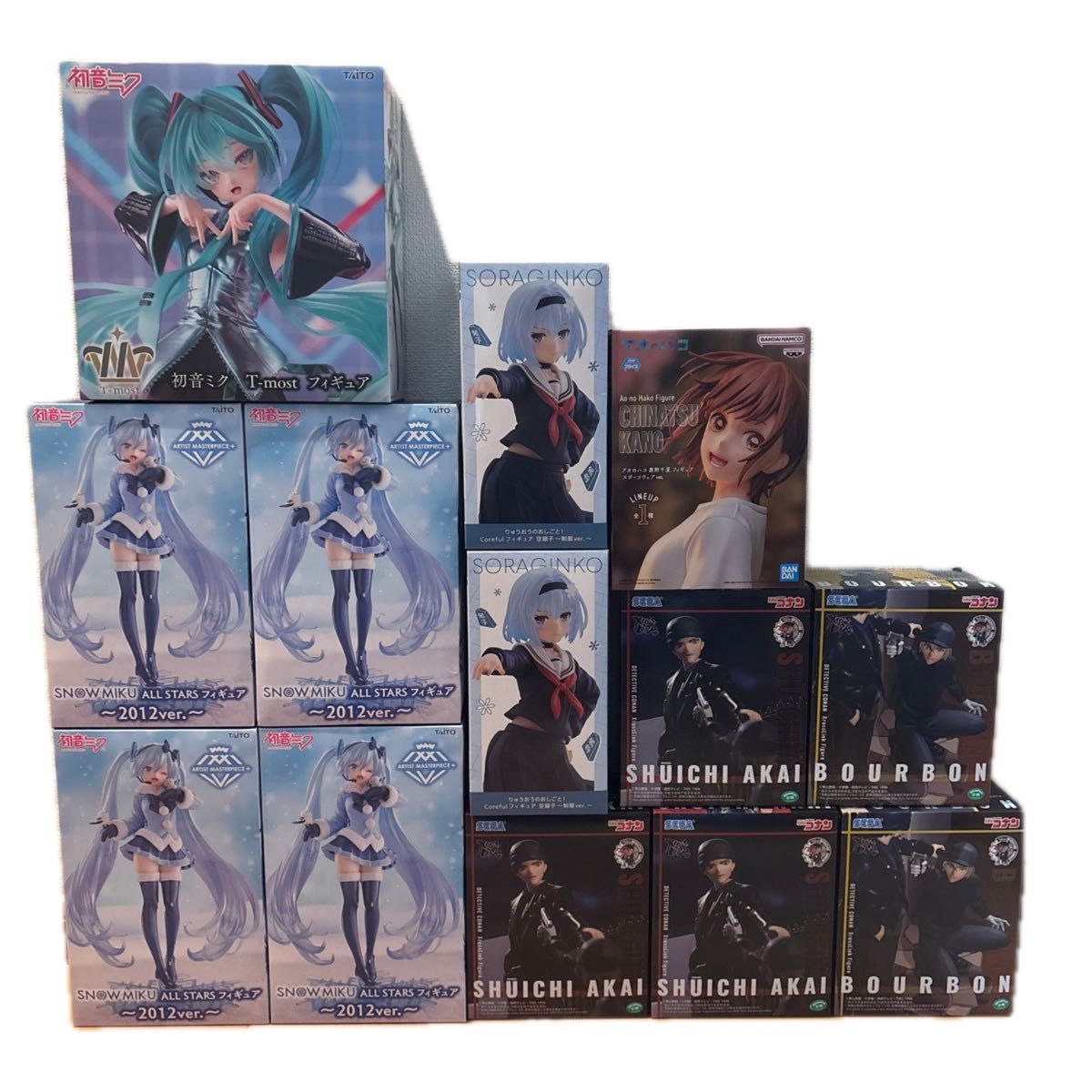 初音未来名侦探柯南阿奥的哈科里奥的13件套装集中销售赤井雪未来