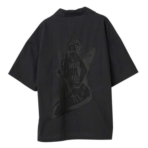 ＨＹＳＴＥＲＩＣ ＧＬＡＭＯＵＲ ヒステリックグラマー ２０２６年・春夏新作 GUITAR GIRL刺繍 オーバーサイズシャツ ０１２６１AH０５９