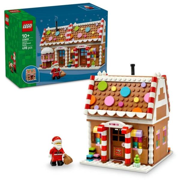 【2026年9月1日発売】 レゴ LEGO 40809 クリスマスのジンジャーブレッドハウス  クリスマス サンタ お家 誕生日 プレゼント ギフト
