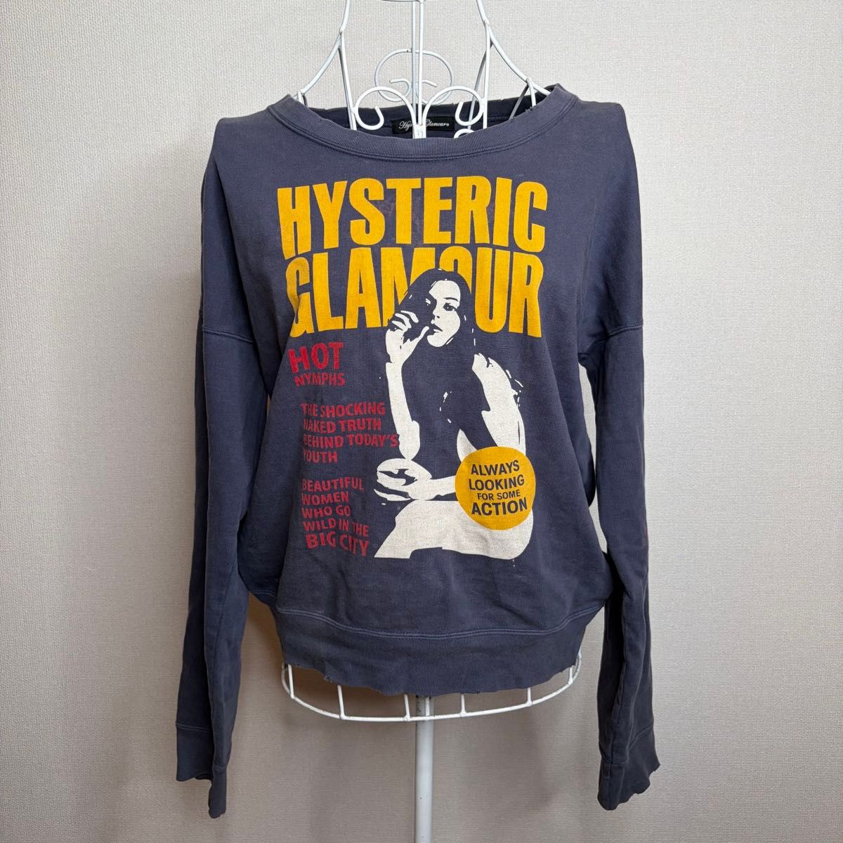 HYSTERICGLAMOUR歇斯底里魅力湿损伤龙T训练员